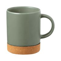 TAZZA IN CERAMICA CON BASE IN SUGHERO